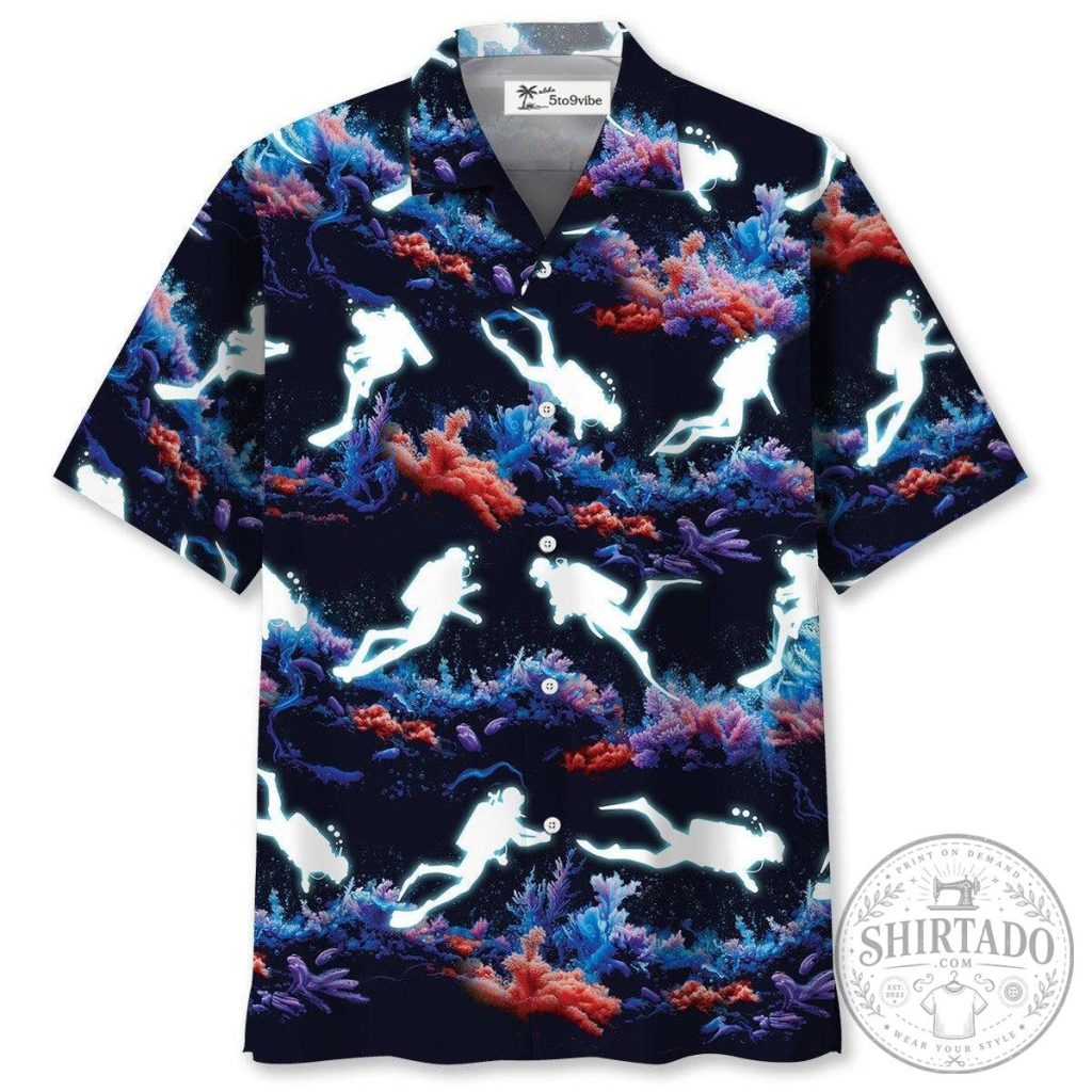 Scuba Diving Life Unisex Hawaiian Shirt For Men and Women