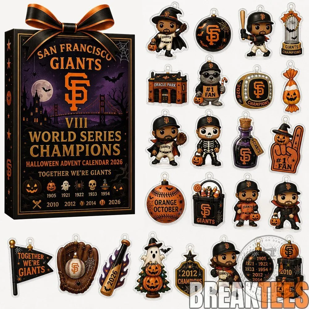 San Francisco Giants Halloween World Series Champions Advent Calendar 2026