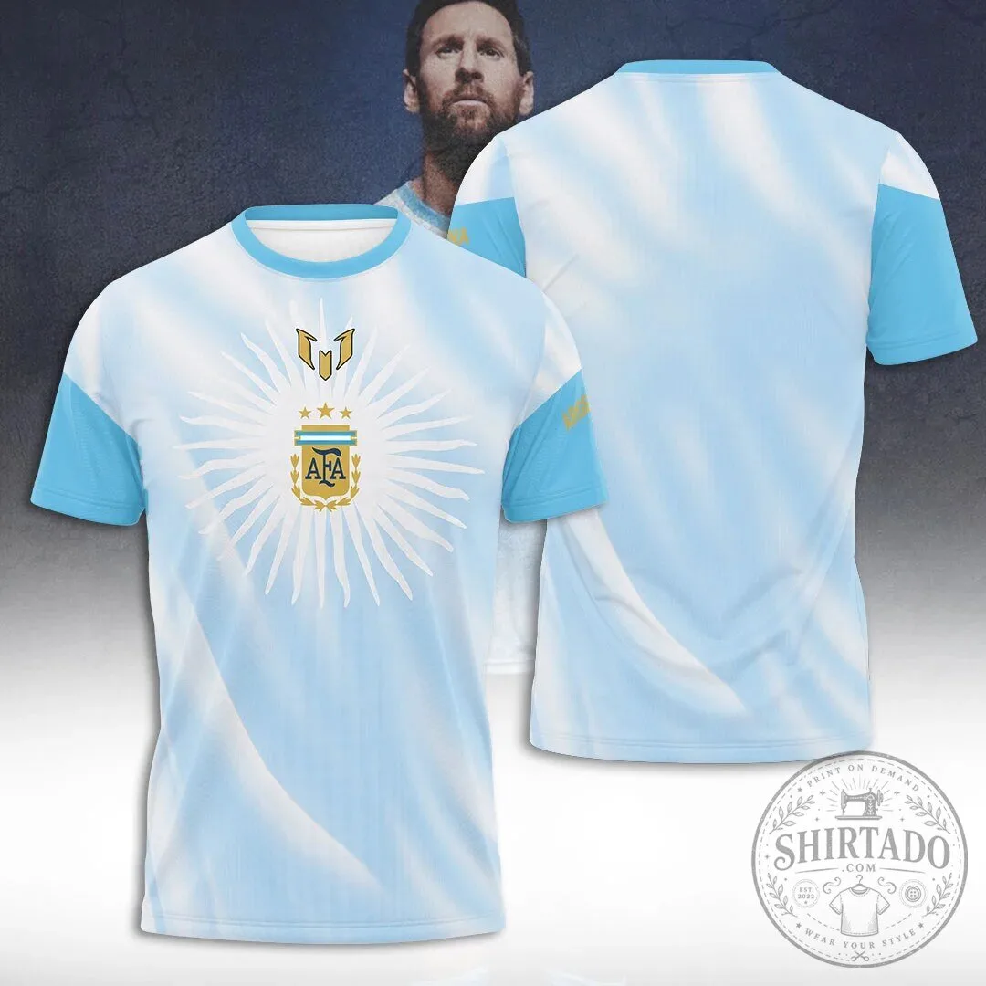 Argentina National Football Team Lionel Messi Farewell Pre-Match Soccer Jersey