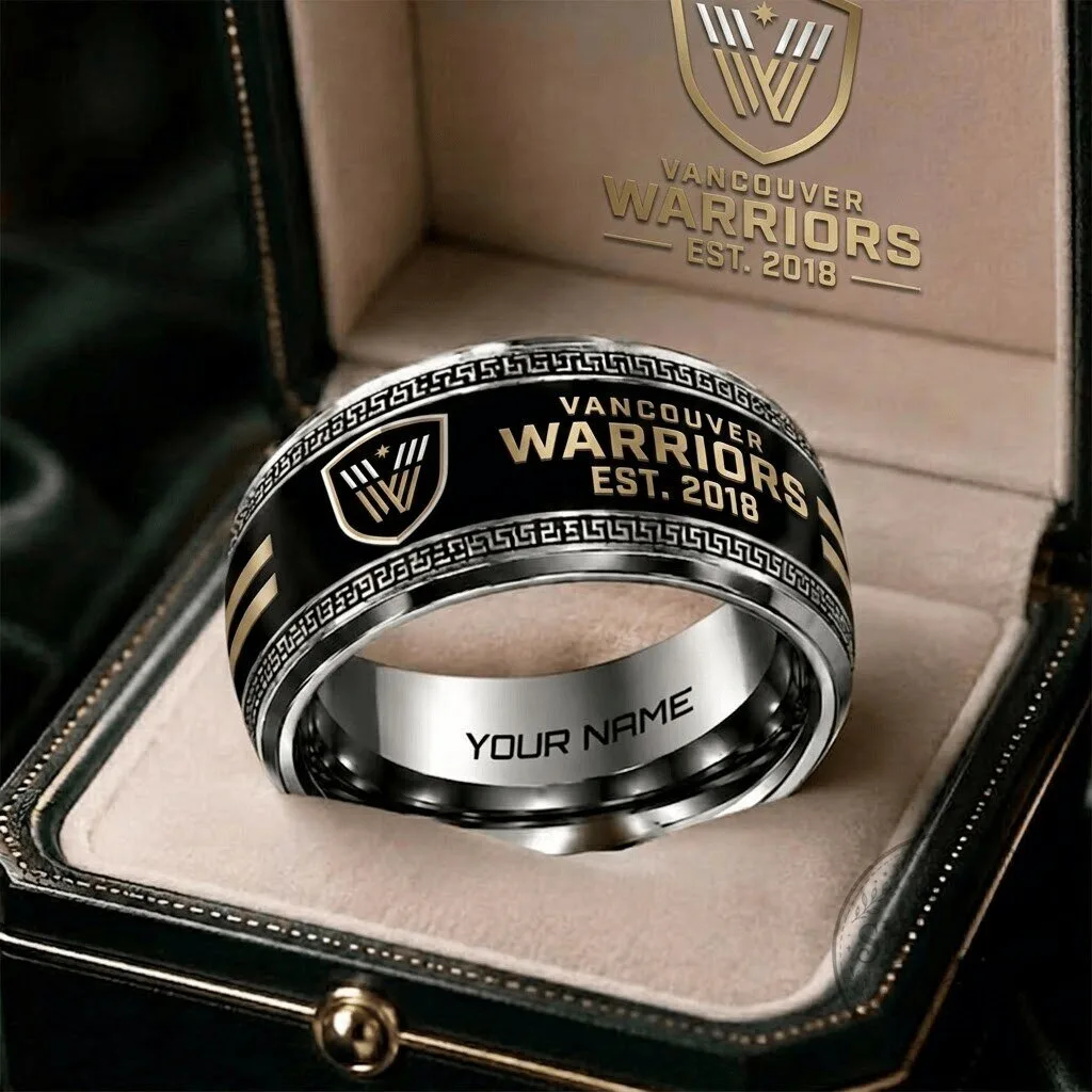 Vancouver Warriors National Lacrosse League Personalized Team Ring