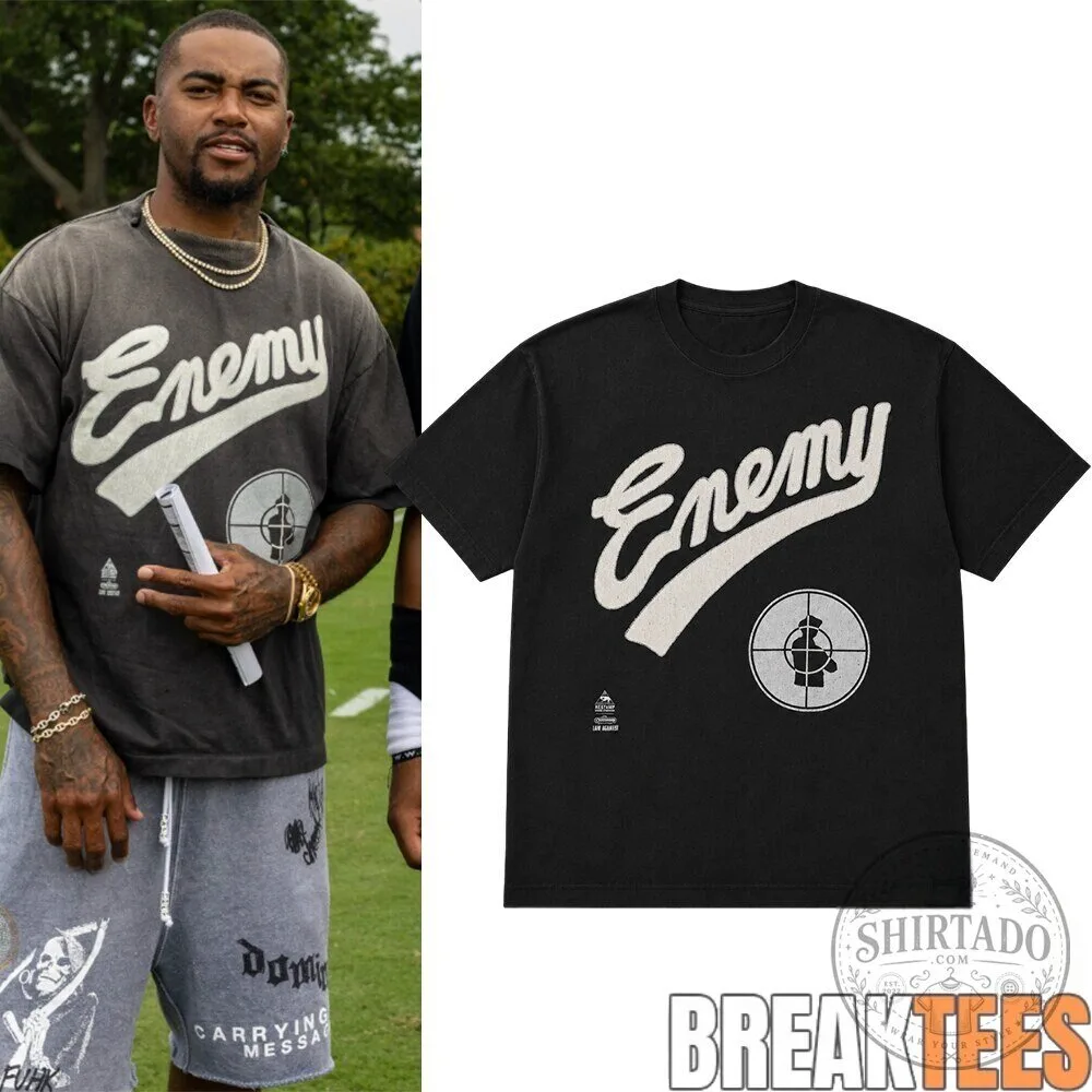 Enemy Streetwear Graphic Print Short Sleeve Cotton T-Shirt