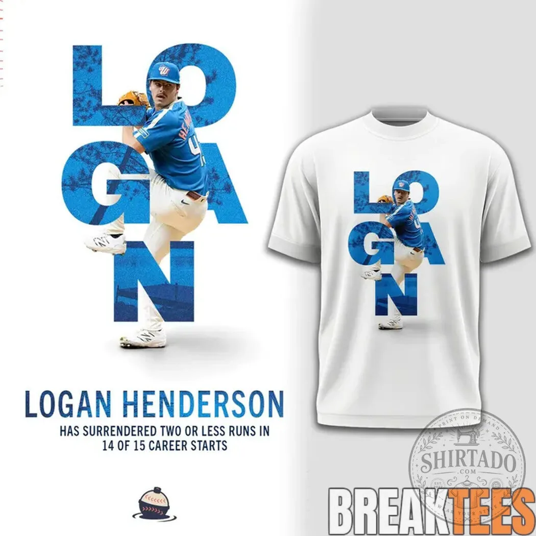 Logan Henderson Milwaukee Brewers Baseball Player Graphic T-Shirt