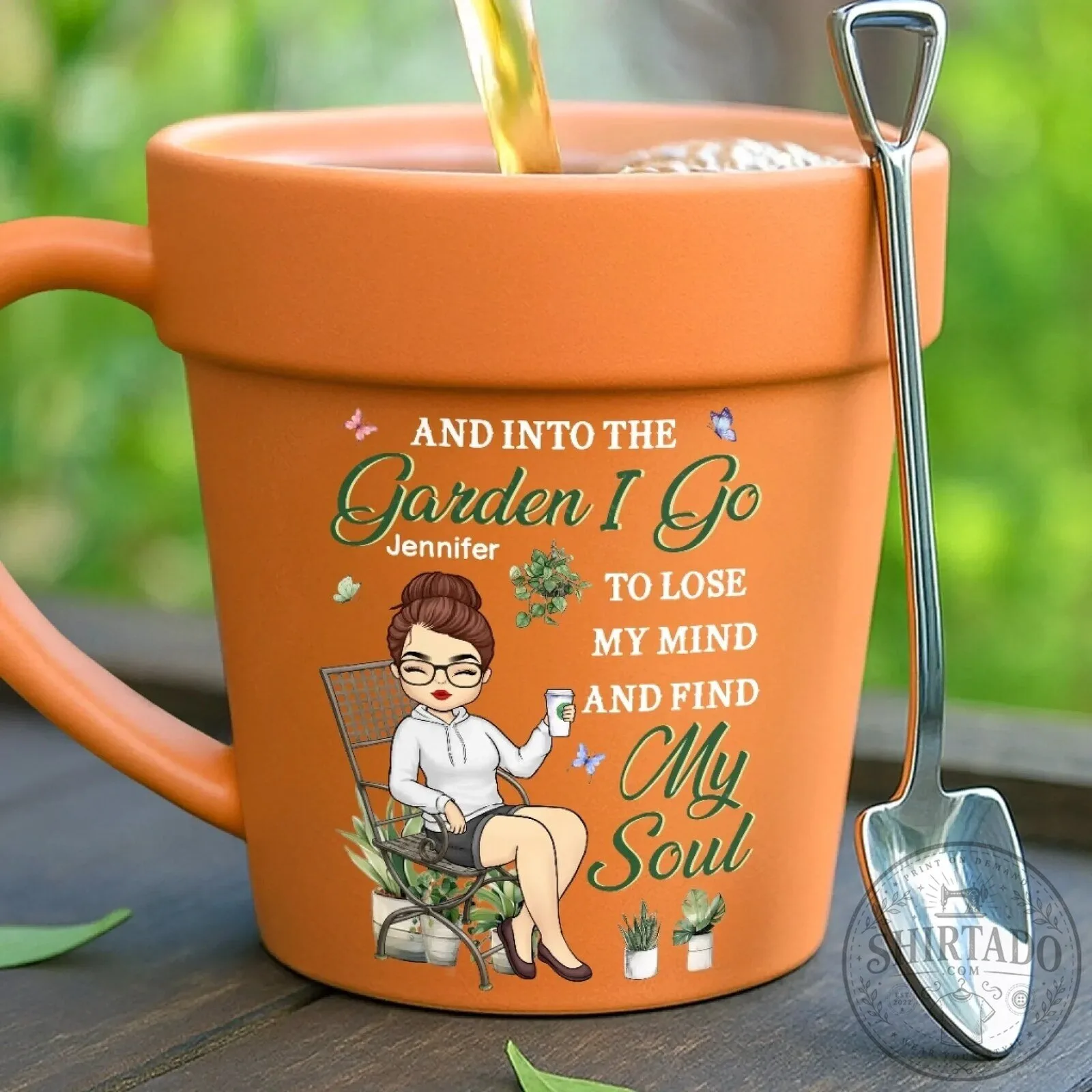 Personalized Garden I Go To Lose My Mind And Find My Soul Gardener Mug