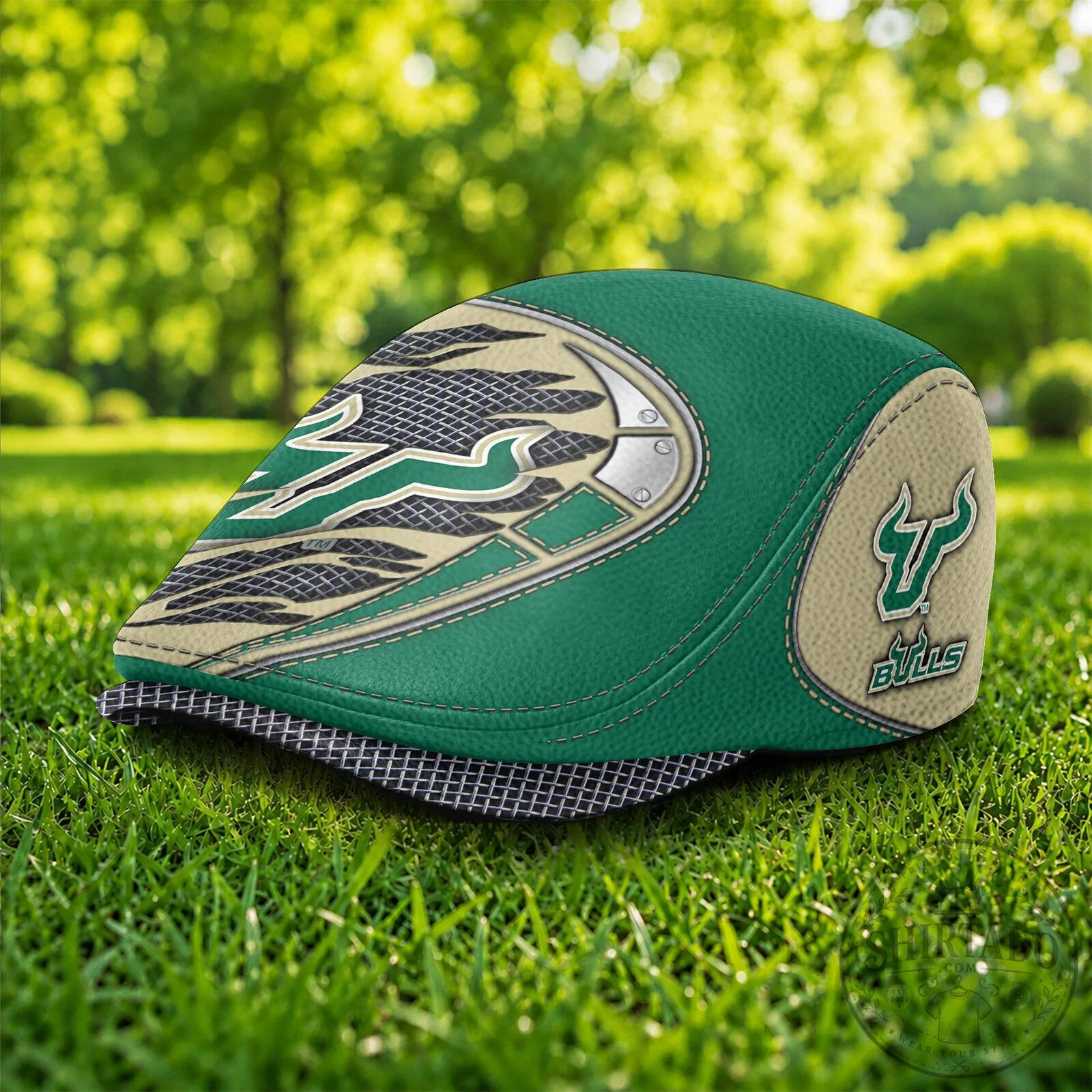 South Florida Bulls NCAA Golf Flat Cap Hat for Men and Women