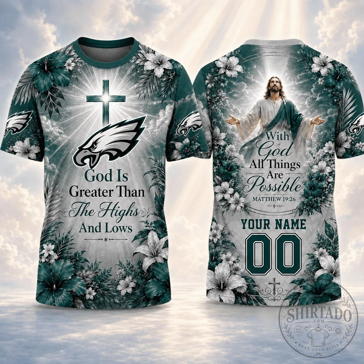 Philadelphia Football Eagles Christian Personalized T-Shirt