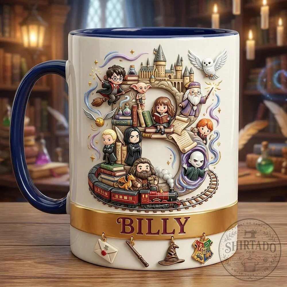 Harry Potter Wizarding World Personalized Name Mug