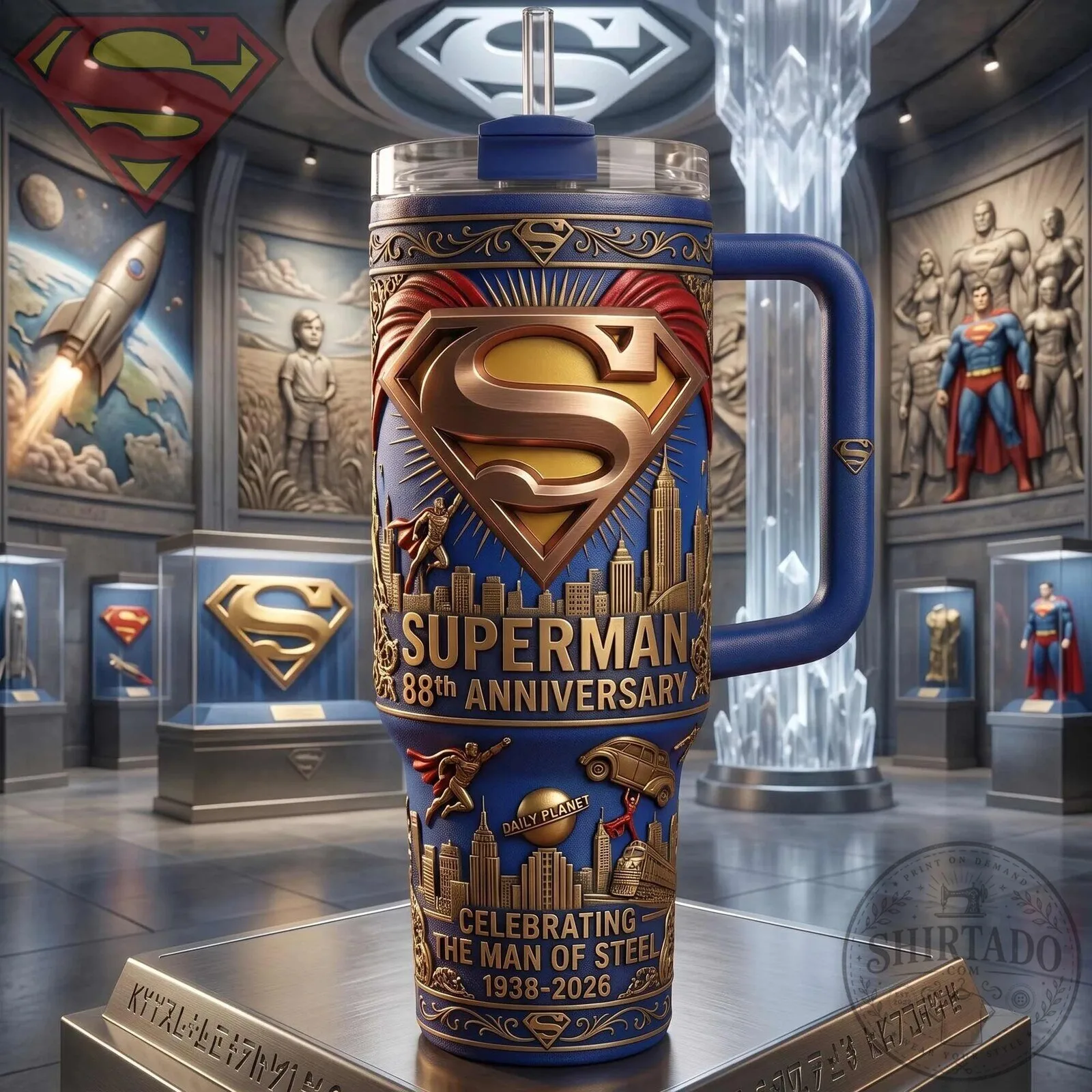 Superman 88th Anniversary Celebrating The Man of Steel Tumbler