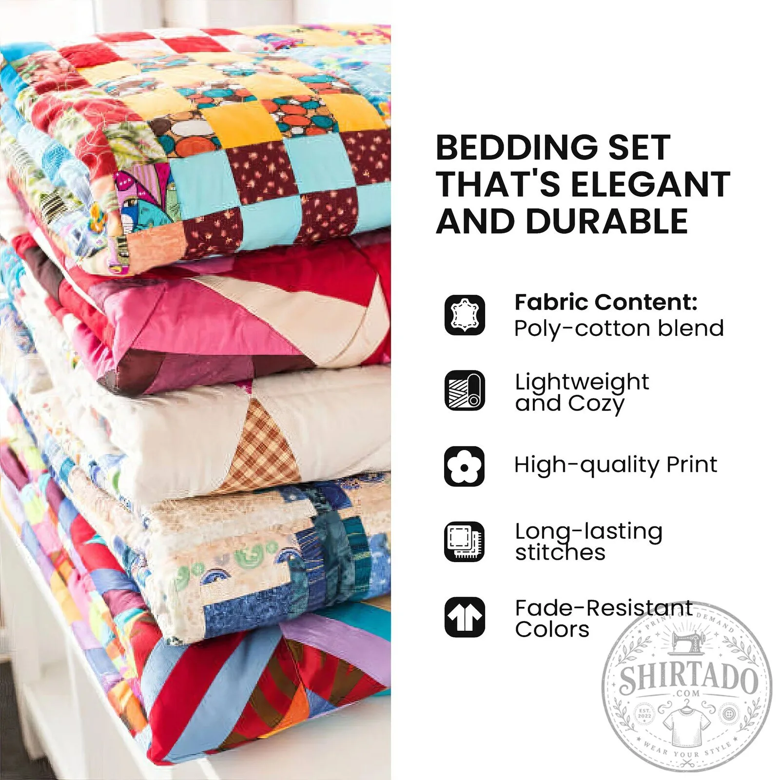 Mythical Green Dragon Forest Quilted Bedding Set with Pillow Shams 9 Mythical Green Dragon Forest Quilted Bedding Set with Pillow Shams