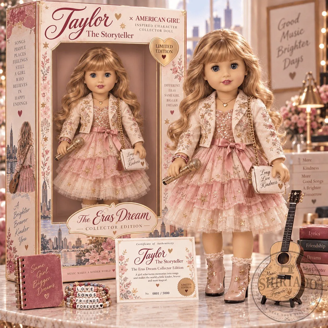 Taylor Swift The Eras Dream American Girl Inspired Collector Doll