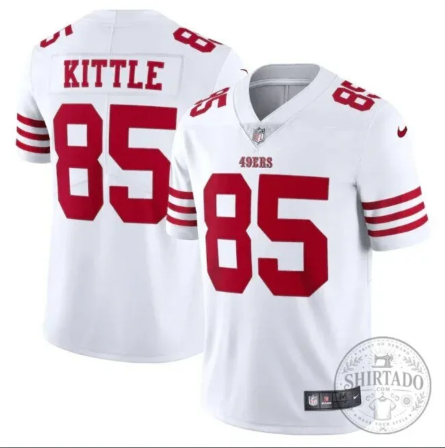 George Kittle San Francisco 49ers White Football Jersey