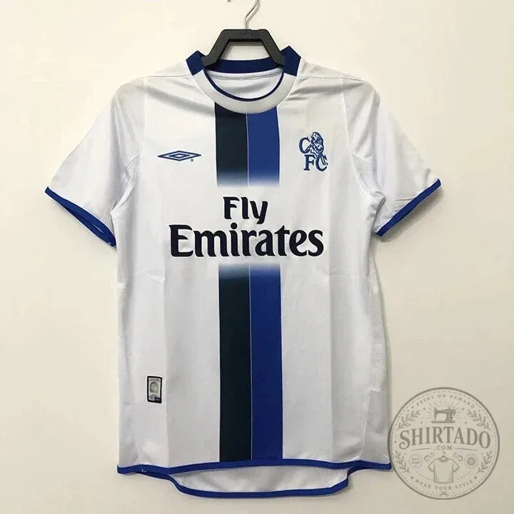 Chelsea Football Club 2003-2005 Away Retro Soccer Jersey