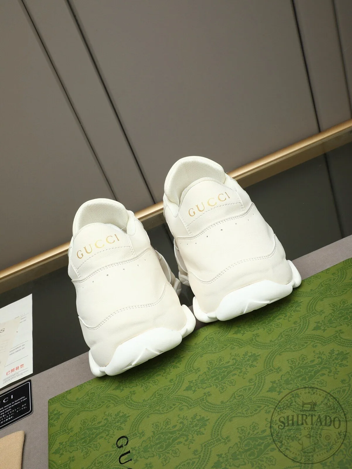 Gucci White Mesh and Leather Lace-Up Sneakers with Interlocking G Logo 13 Gucci White Mesh and Leather Lace-Up Sneakers with Interlocking G Logo