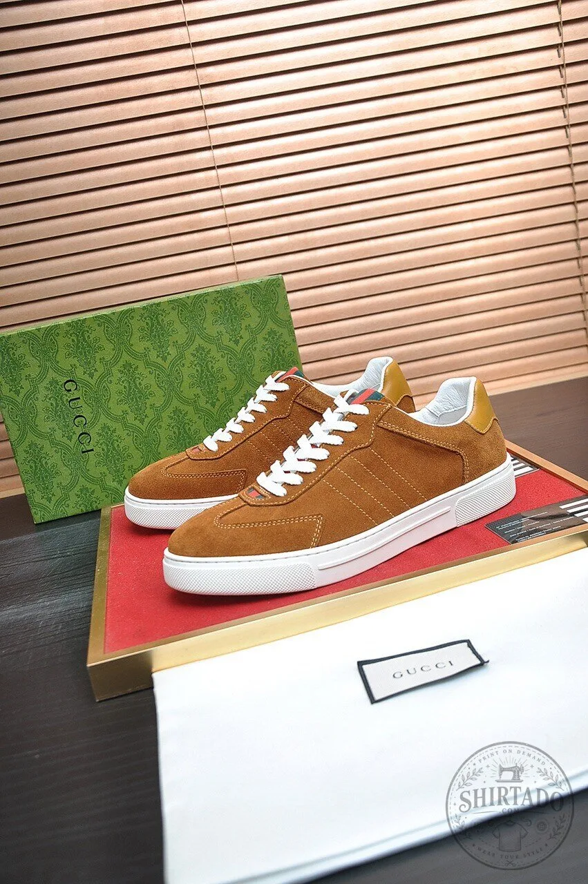 Brown Suede Leather Casual Sneakers for Men Comfortable Everyday Shoes 10 Brown Suede Leather Casual Sneakers for Men Comfortable Everyday Shoes