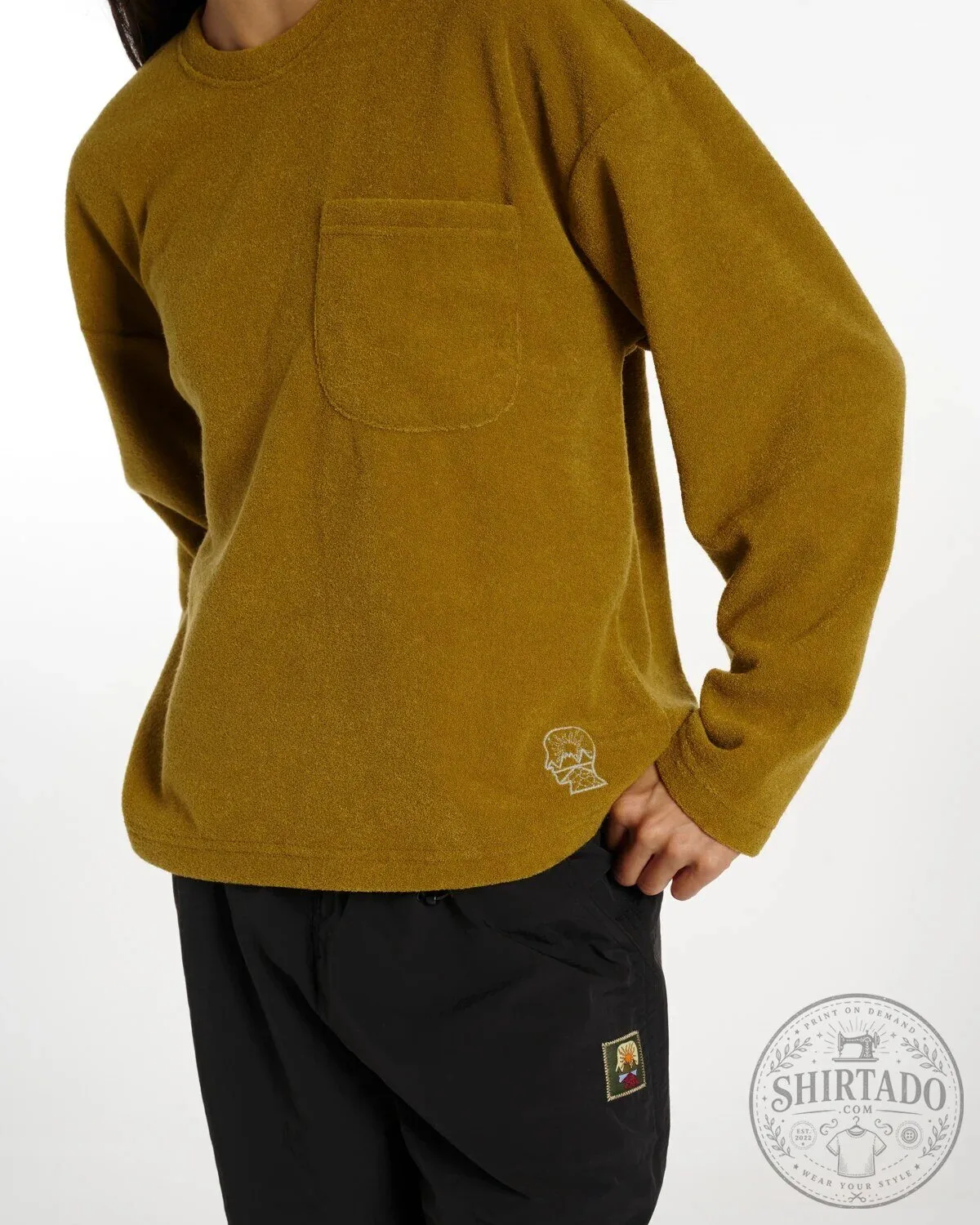 Oversized Microfiber Crewneck Long Sleeve Sweatshirt 14 Oversized Microfiber Crewneck Long Sleeve Sweatshirt