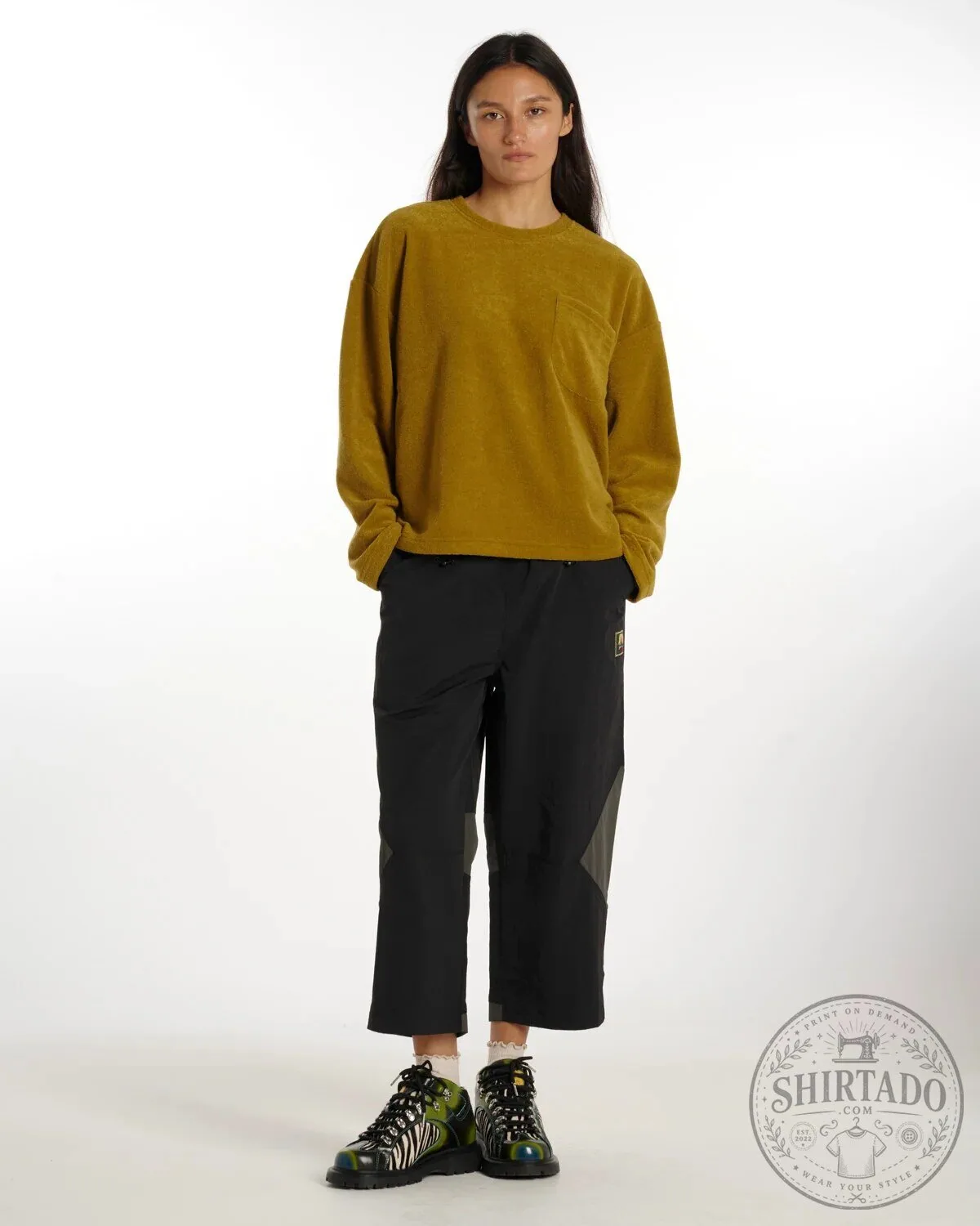 Oversized Microfiber Crewneck Long Sleeve Sweatshirt 16 Oversized Microfiber Crewneck Long Sleeve Sweatshirt